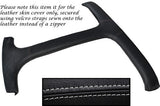 GREY STITCHING FITS TRIUMPH STAG MK1 MK2 T BAR REAL LEATHER SKIN COVER ONLY