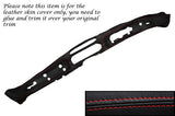 RED STITCH DASH DASHBOARD LEATHER SKIN COVER FITS HUMBER SCEPTRE MK1 CUSTOM NEW