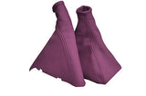 PINK LEATHER FITS OPEL VAUXHALL CORSA C COMBO 2001-2006 HANDBRAKE GEAR GAITER