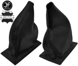 BLACK STITCH LEATHER HANDBRAKE GAITER FITS TOYOTA LAND CRUISER 75 76 78 79 80