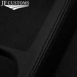 BLACK STITCH LEATHER RADIO SURROUND COVER FITS MAZDA MX5 MK1 MIATA 94-98