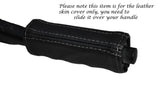 GREY STITCH HANDBRAKE HANDLE LEATHER COVER FITS MERCEDES SL C107 R107 71-89