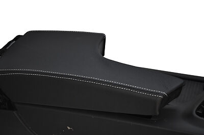FITS VAUXHALL INSIGNIA LEATHER ARMREST COVER white stitch CUSTOM NEW MADE IN UK