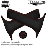 RED STITCH LEATHER PILLAR KIT COVERS FITS SUBARU IMPREZA WRX STI 05-07