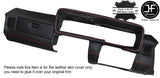 RED STITCHING DASH DASHBOARD LEATHER COVER FITS LOTUS EXCEL 1983-1991 CUSTOM NEW