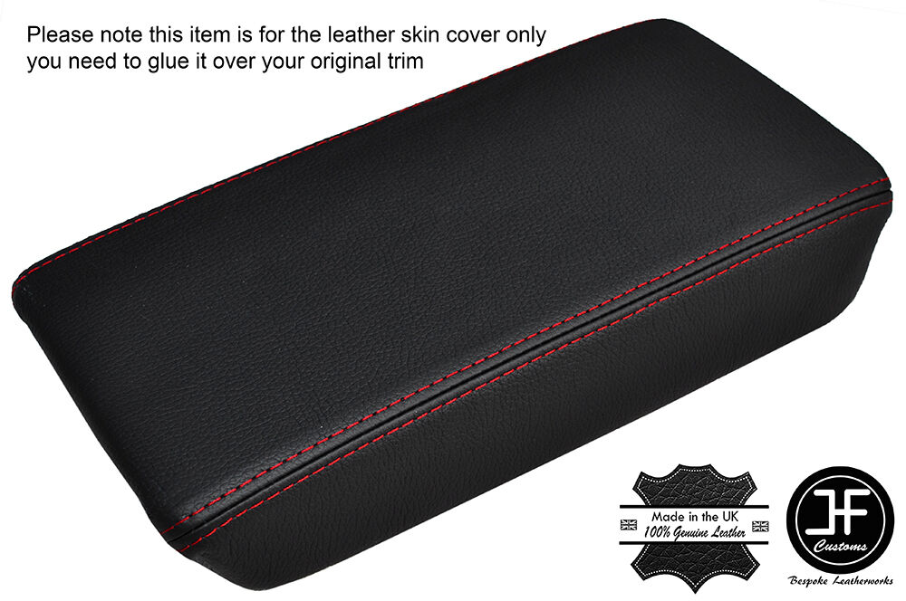 RED STITCHING ARMREST LID GENUINE LEATHER COVER FITS ACURA TSX 2004-2008