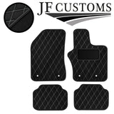 WHITE DIAMOND STITCH VINYL 4X TAILORED FLOOR CARPET FOR JEEP RENEGADE 15-21 JF1