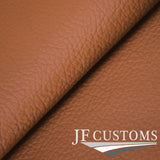BEIGE LEATHER 2X CONSOLE KNEE PAD TRIM COVERS FOR AUDI TT MK1 1998-2006