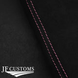 PINK STITCHING REAL SUEDE ARMREST COVER FITS SUBARU IMPREZA WRX STI 2001-2004