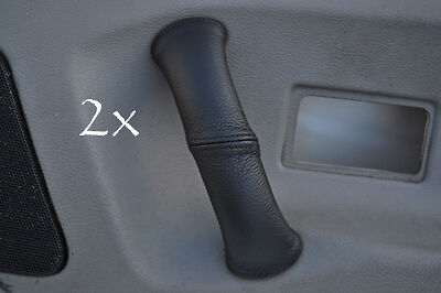 FITS LAND ROVER FREELANDER 1998-2003 black stitch 2 X DOOR HANDLE COVERS