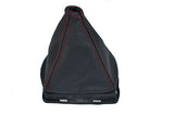 red stitch FITS Holden Commodore vl leather Gear Boot fit over rubber boot