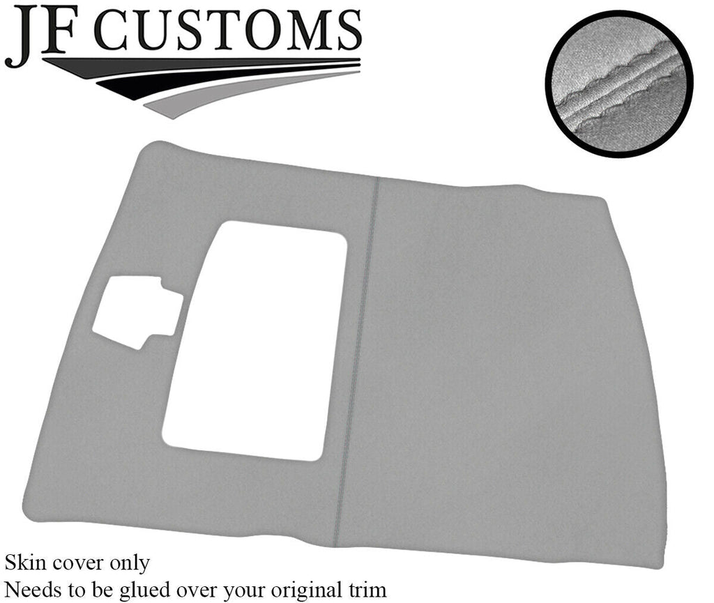 GREY STITCH ROOF HEADLINING LIGHT GREY LUXE COVER FOR FORD SIERRA COSWORTH 3DR