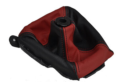 FITS MITSUBISHI FTO & GTO GAITER BOOT 2 TONE black & d red CUSTOM NEW MADE IN UK