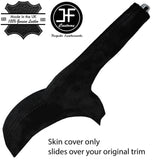 BLACK STITCH REAL SUEDE HANDBRAKE GAITER FITS FORD MONDEO MK3 2001-2006