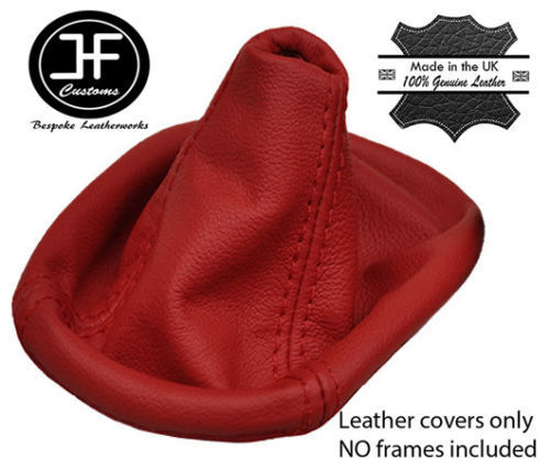 CALYPSO RED LEATHER FOR BMW Z4 E85 E86 COUPE ROADSTER GEAR GAITER MANUAL