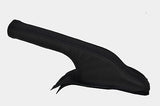 black stitch FITS  HONDA JAZZ 2002-2007 LEATHER HANDBRAKE GAITER CUSTOM NEW