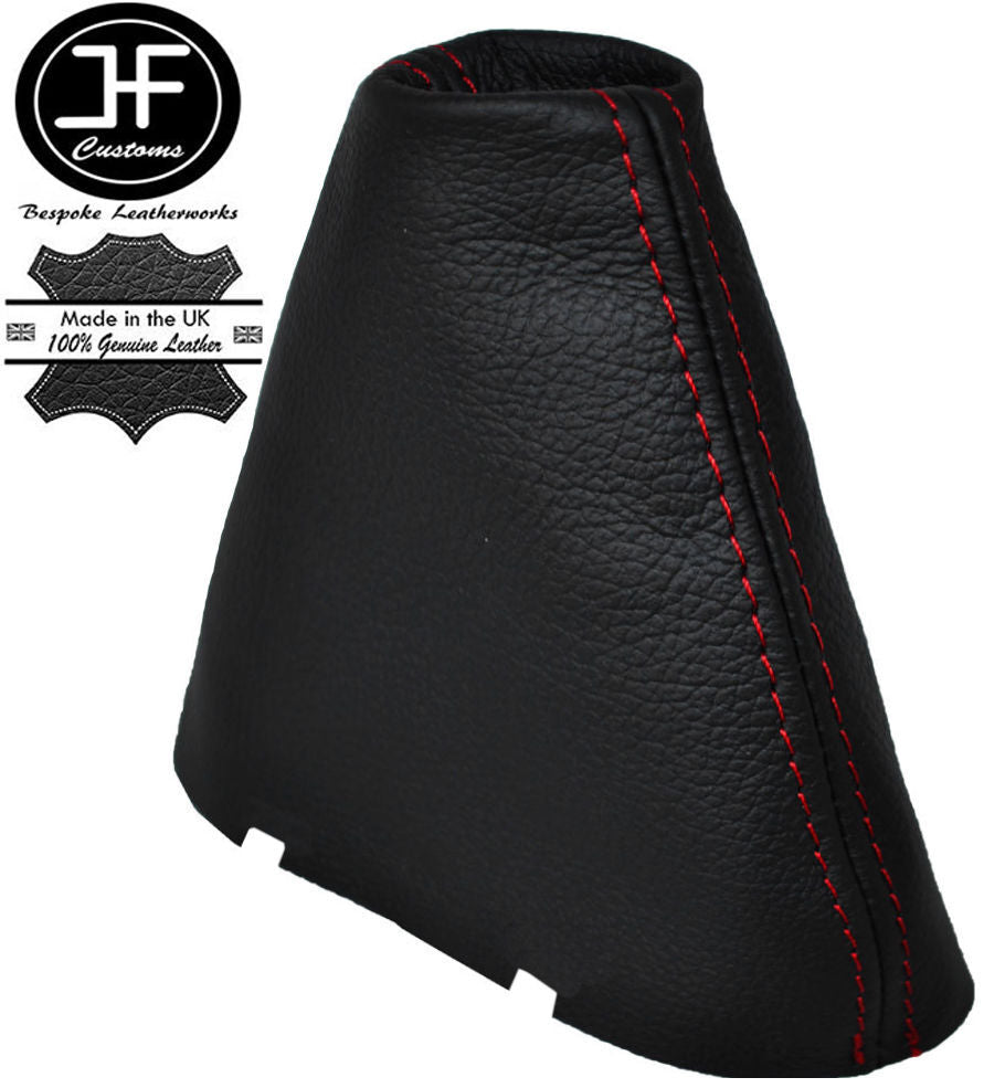 RED STICH LEATHER AUTOMATIC GEAR GAITER FITS MERCEDES C CLASS W203 S203