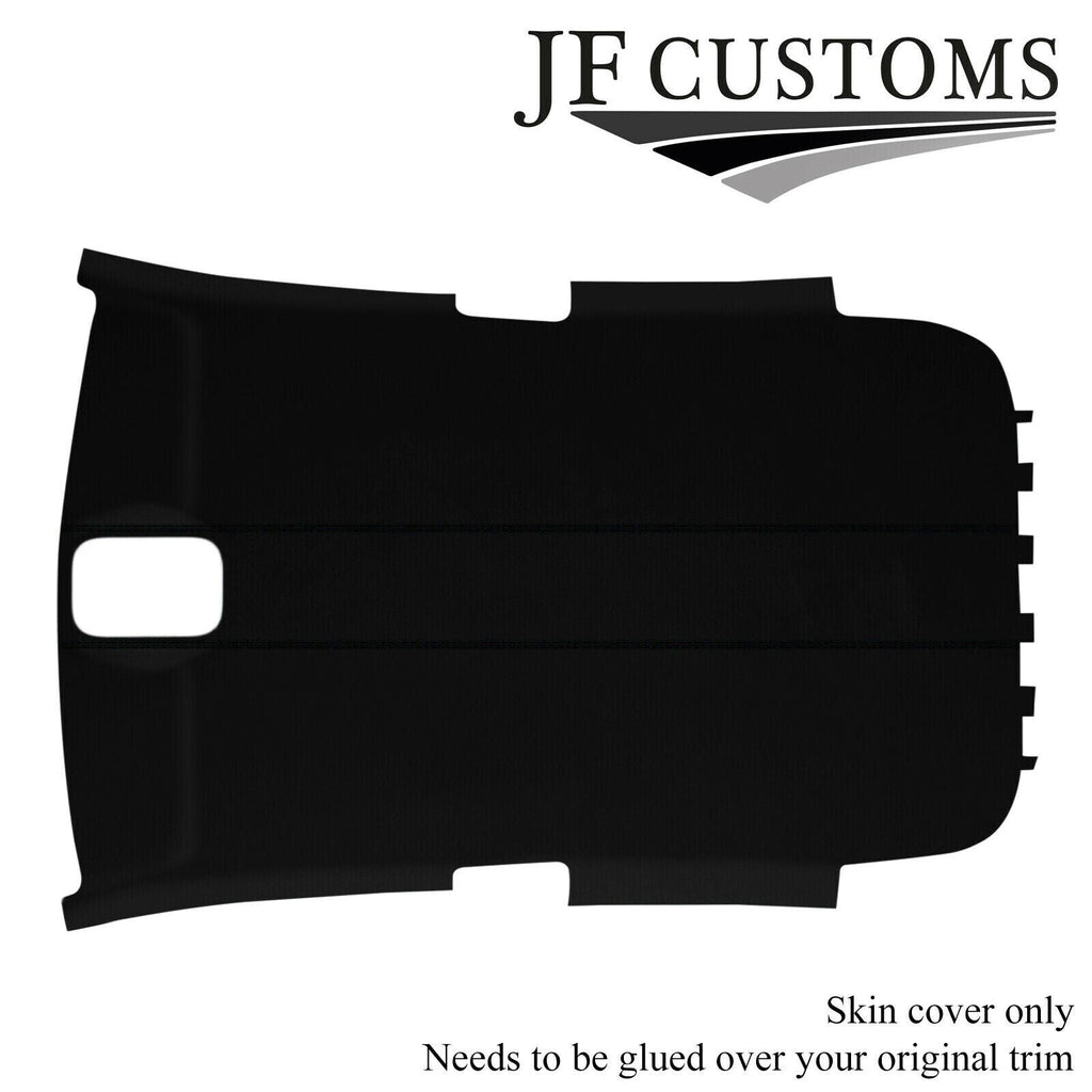 BLACK STITCH SUEDE ROOF HEADLINER COVER FOR VW GOLF MK5 V 2003-2009 3 door