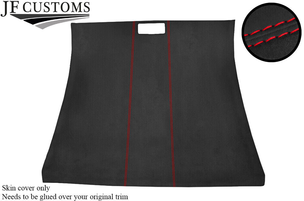 RED STITCH ROOF HEADLINING DARK GREY LUXE SUEDE FITS FORD MUSTANG COUPE 05-09