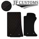 TAN DIAMOND VINYL 2X TAILORED FLOOR CARPETS FOR MAZDA MX5 MK3 06-14 JF1