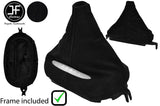 BLACK STITCH SUEDE AUTOMATIC GEAR + PLASTIC FRAME FOR CORVETTE C5 1997-2004