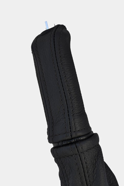 black stitch  FITS ROVER 75 & MG ZT 99-05 LEATHER HANDBRAKE HANDLE COVER ONLY