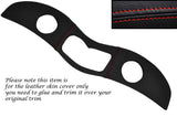 RED STITCHING DASH TRIM LEATHER SKIN COVER FITS MG TA TB TC 1936-1950 CUSTOM NEW