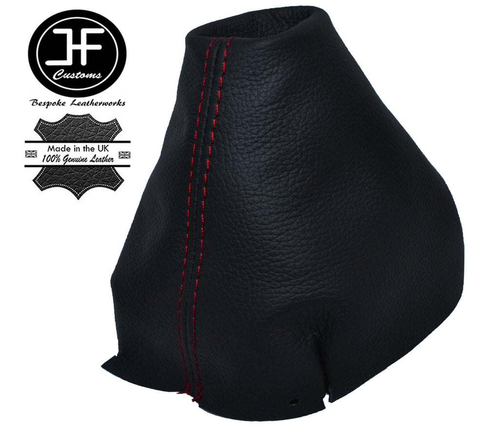 RED STITCHING FITS FORD CAPRI MK3 1978-1986 GEAR STICK GAITER REAL LEATHER