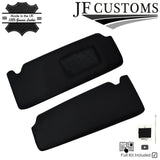 BLACK STITCH LEATHER & SUEDE COVER FOR BMW F30 11-19 SALOON TOP RECOVERY KIT