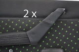 black stitch FITS ALFA ROMEO ALFASUD SPRINT 2X DOOR HANDLE LEATHER COVERS