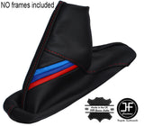 RED STITCH TRI STRIPE LEATHER HANDBRAKE GAITER FITS BMW E36 E46 91-05 CUSTOM NEW