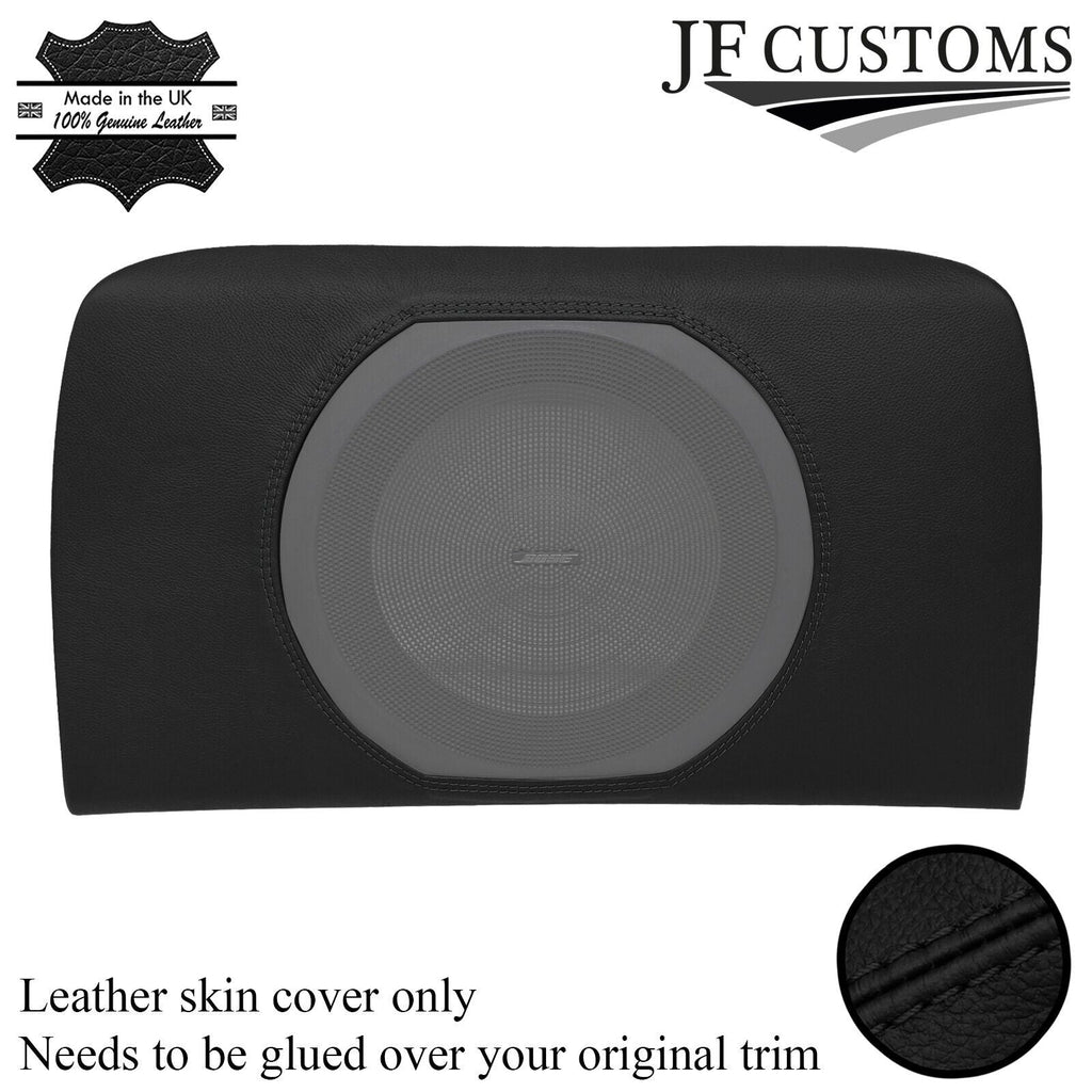 FITS NISSAN 350Z Z33 02-09 BLACK STITCH LEATHER REAR SUBWOOFER SPEAKER COVER