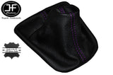 PURPLE STITCH LEATHER MANUAL GEAR GAITER FITS VW GOLF MK5 GTI TDI SDI FSI 03-09