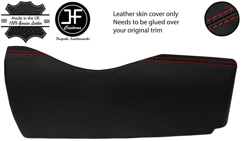 RED   STITCH DRIVER SIDE LOWER DASH TRIM LEATHER COVER FOR SMART ROADSTER 452