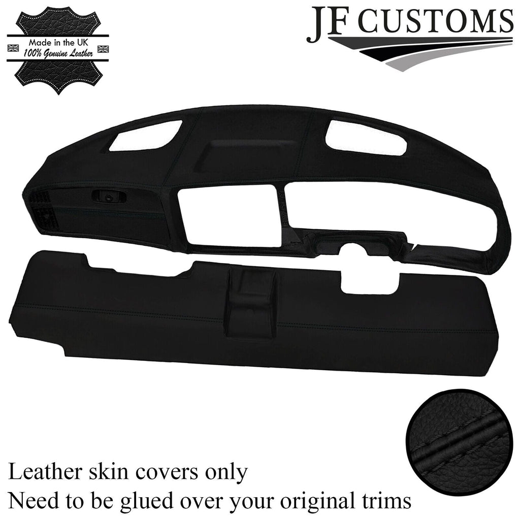 BLACK STITCH DASH DASHBOARD KIT LEATHER COVERS FOR FITS SAAB 900 CLASSIC