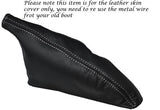 WHITE STITCH FITS TOYOTA CELICA TA22 TA23 RA28 LEATHER HANDBRAKE GAITER BOOT