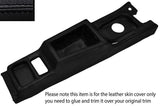 BLACK STITCH CENTER CONSOLE LEATHER SKIN COVER FITS RELIANT SCIMITAR CUSTOM NEW