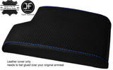 BLUE STITCH ARMREST COVER PERFORATED LEATHER FOR BMW 3 SERIES E90 E91 E92 E93