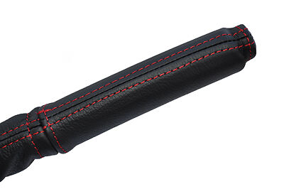 red stitch FITS SMART FORTWO COUPE CABRIOLET CITY PULSE HANDBRAKE HANDLE COVER