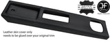 BLACK STITCHING CENTER CONSOLE LEATHER COVER FOR LANCIA MONTECARLO SCORPION