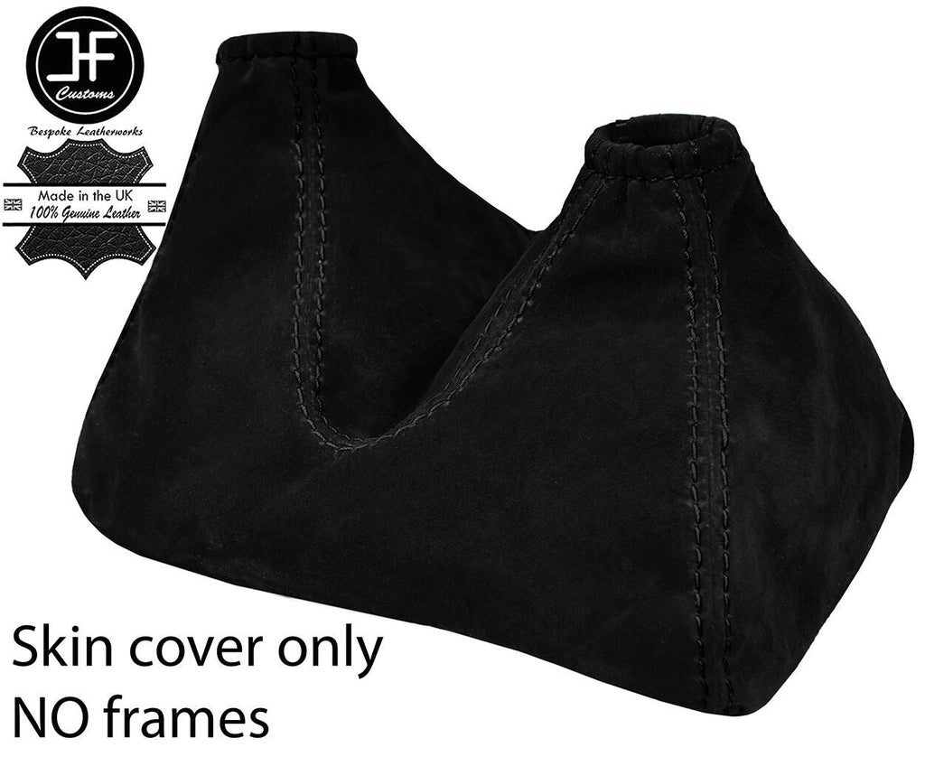 BLACK  STITCH REAL SUEDE  GEAR GAITER FOR VAUXHALL OPEL FRONTERA MK1 91-97