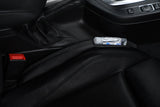 GREY STITCH LEATHER 2X CAR KEY HOLDER PROTECTOR FITS VOLVO S60 S80 00-07