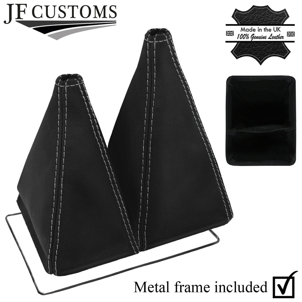 GREY STITCH LEATHER GEAR+METAL FRAME FOR ISUZU TROOPER VAUXHALL MONTEREY 91-02