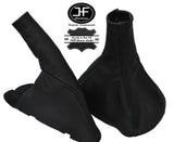 BLACK STITCH FITS VAUXHALL CORSA C COMBO BARINA XC GEAR HANDBRAKE GAITERS SET