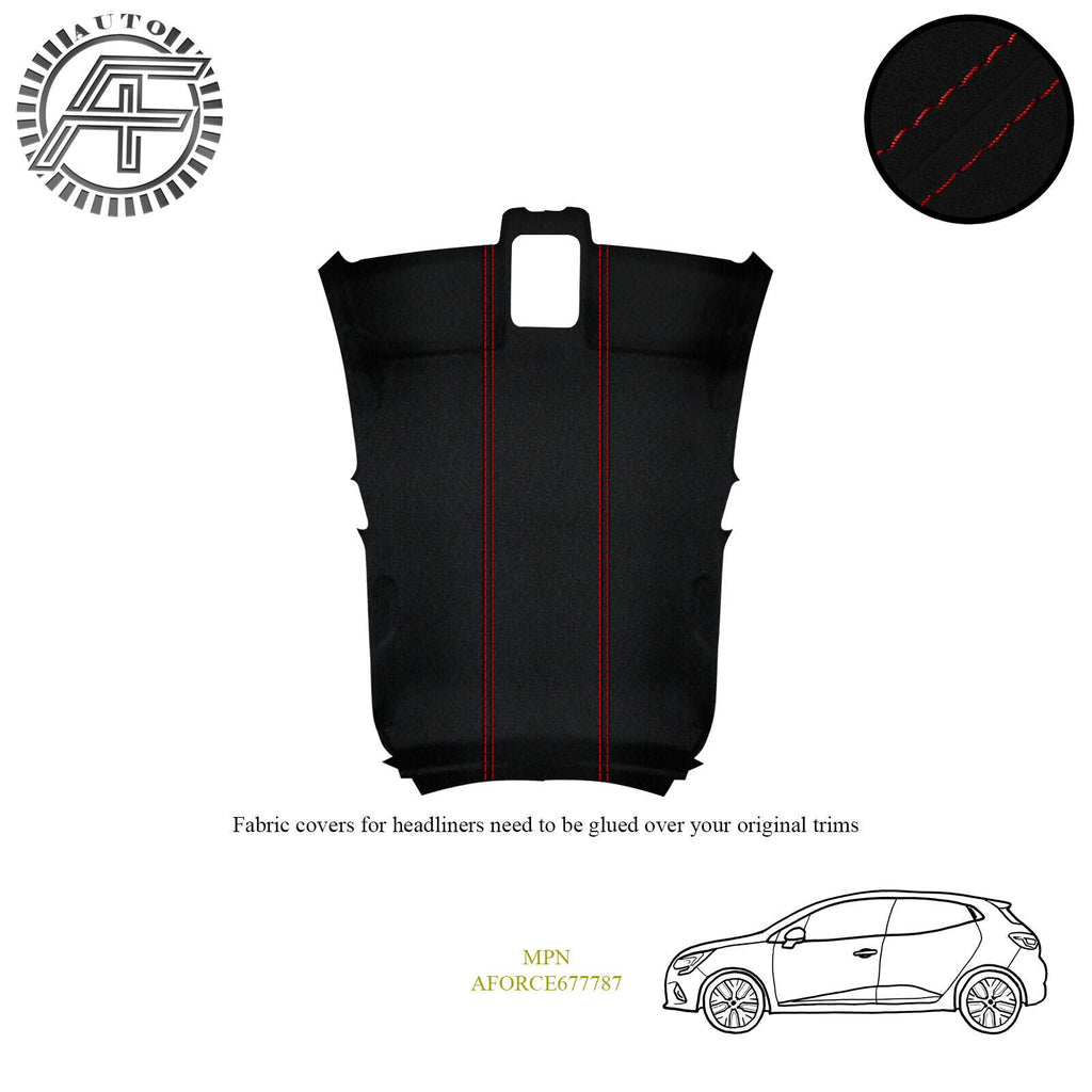 LUXE SUEDE HEADLINER COVER FITS RENAULT CLIO MK4 5 DOOR HATCH 2012-2020