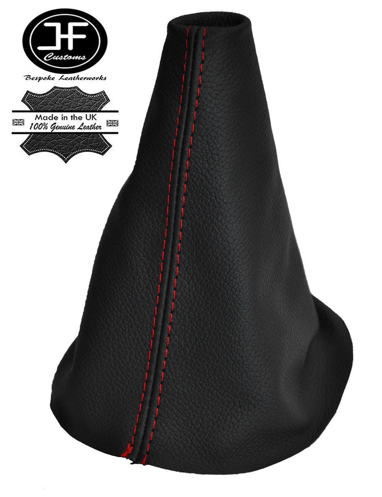 RED STITCHING MANUAL LEATHER GEAR GAITER FITS MG ZR MGZR 2003-2005 CUSTOM NEW