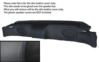 blue stitching FITS MG MGF MGTF 95-05 SPEAKER BAR LEATHER SKIN COVER ONLY