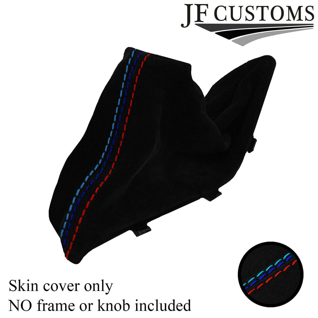 TRI STITCH SUEDE HANDBRAKE GAITER COVER FOR BMW 1 F20 F21 2011-2018 CUSTOM NEW