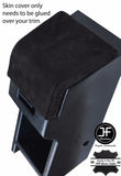 BLACK STITCH REAR STORAGE BOX REAL SUEDE COVER FITS TOYOTA MR2 MK1 AW11 1984-90
