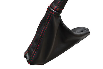 red stitching FITS VAUXHALL INSIGNIA 08+ LEATHER HANDBRAKE GAITER CUSTOM NEW